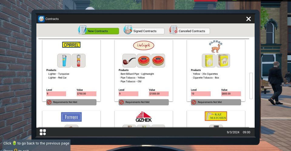 Cigarette store simulator/Tobacco Shop Simulator