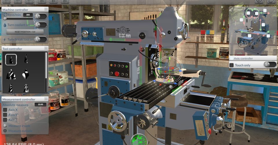 Milling machine simulator/Milling machine simulator