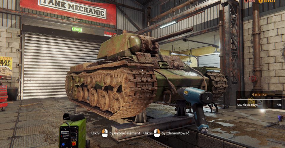 Logistics simulator/Tank Maintenance Simulation/Tank Repair Simulation/Tank Mechanic Simulator