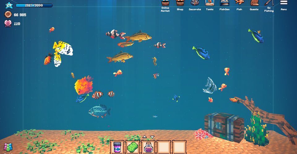 Global Fish Club：Have a good time./Tiny Aquarium: Social Fishkeeping