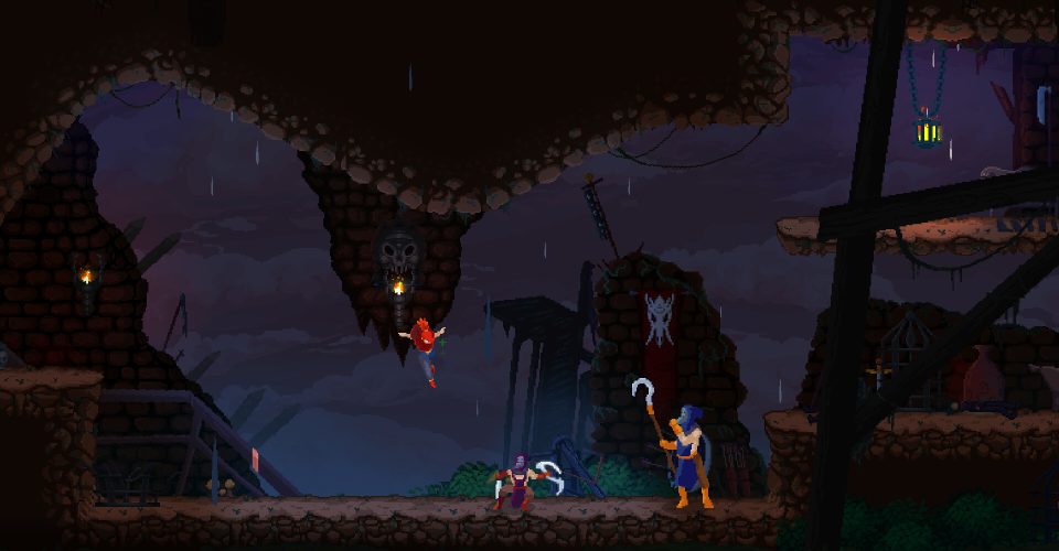 lit. remnants of the ashes of the bogeyman (idiom); fig. remnants of a disaster/Emberbane