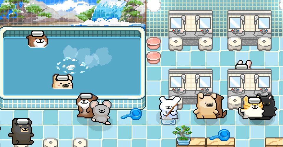 Line Puppy：Animal Spa/Maltese’s Fluffy Onsen