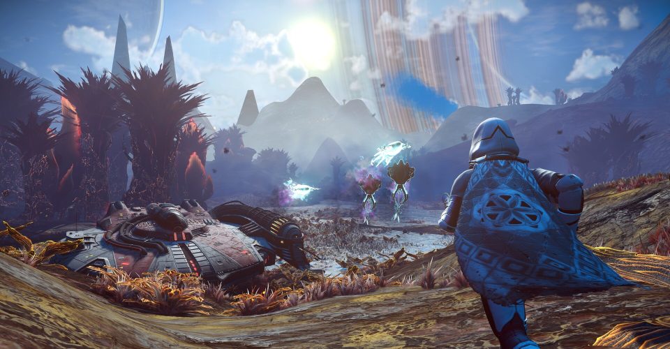 deep space (outer space)/desert/No Man’s Sky