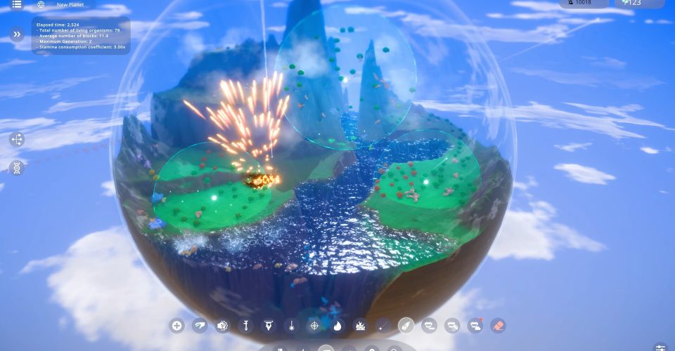 artificial life：Action Learning Evolution/ANLIFE: Motion-Learning Life Evolution