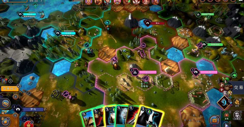 tournament of cards (in former times)：ancient kingdom disputes/Hexarchy