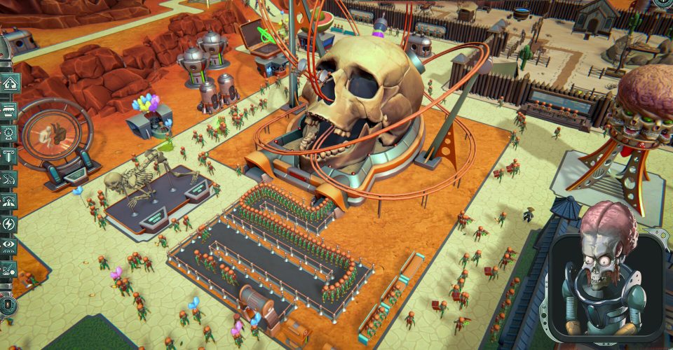 Martians tearing up the planet/Mars Attracts