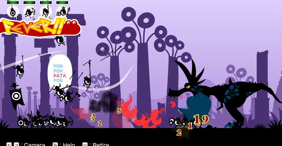 (onom.) clatter1+2remake (of a movie)/PATAPON 1+2 REPLAY