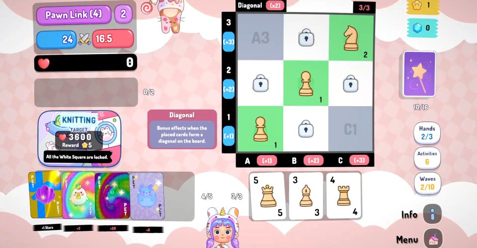 I play chess alone./Solo Chess