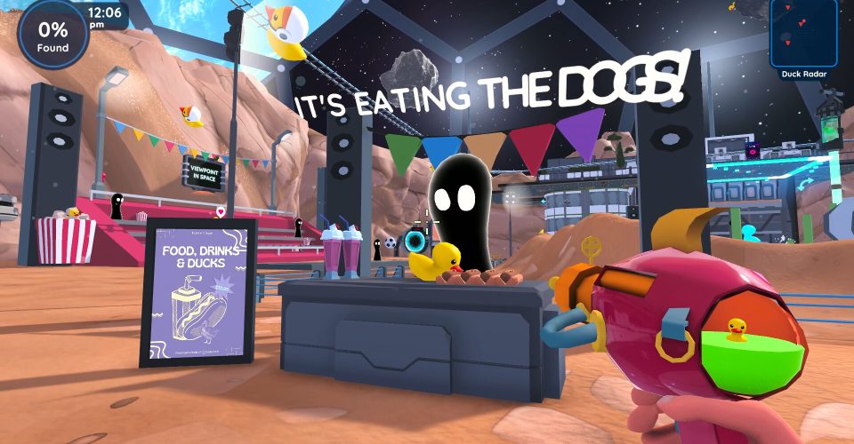 Searching in space. 100 And blow them up.！！！/Find 100 Ducks and Blast Them…IN SPACE!!!