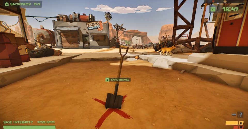 zombie apocalypse：There’s a lot of money in the ground.，Digging for treasure to build a turret/The Spotter: Dig or Die