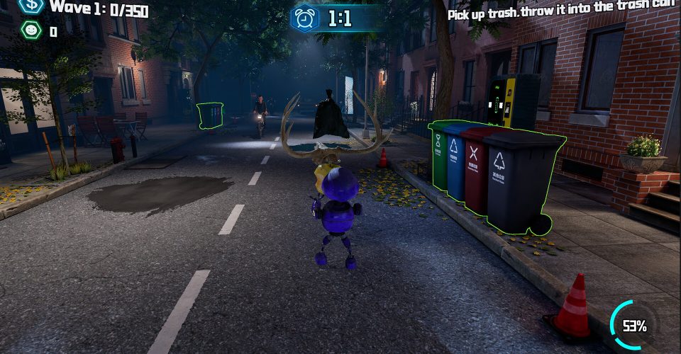 street sweeping and bouncing/Sweep Bump