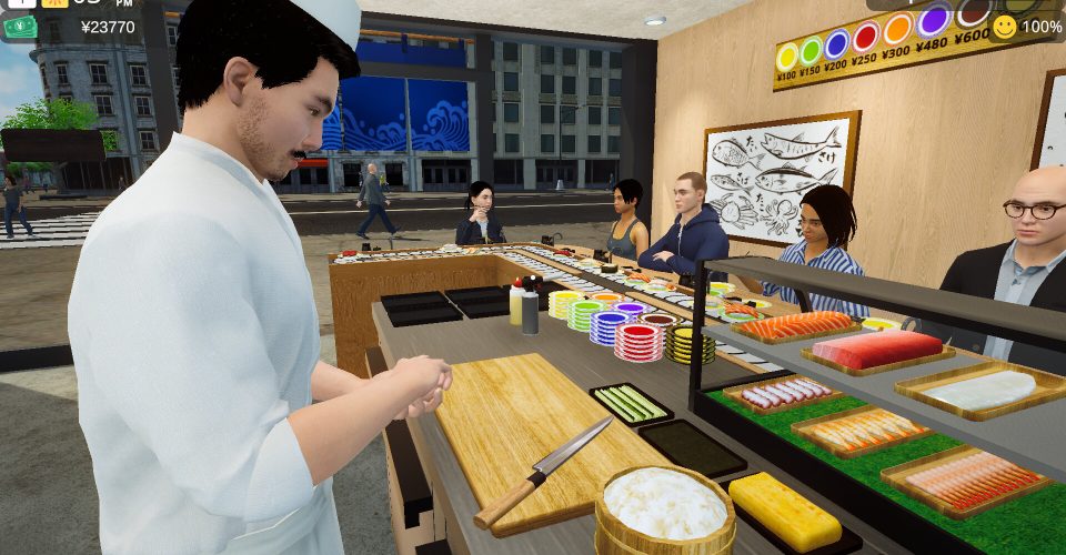 Rotary Sushi Simulator/Conveyor Belt Sushi Simulator