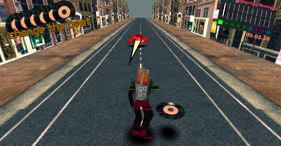 “Shattered Beat Superman”, comic book superhero/BrebeMan